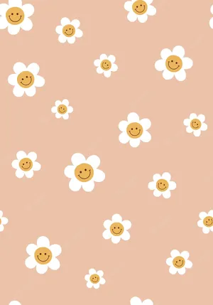 Celebrate Vintage Style With This Colorful 70's Floral Wallpaper Wallpaper