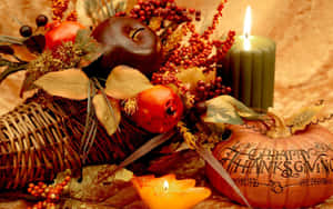 Celebrate With Family On Beautiful Thanksgiving Wallpaper