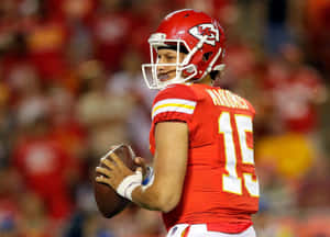 Celebrating A Big Win In Kansas City With Pat Mahomes Phone Wallpaper