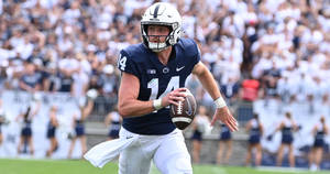 Celebrating In Beaver Stadium At Penn State University Wallpaper