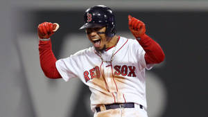 Celebrating Mookie Betts Wallpaper