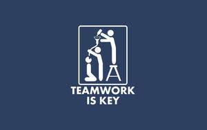 Celebrating Teamwork With A Cheer Wallpaper