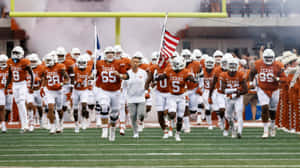 Celebrating Texas Football Wallpaper
