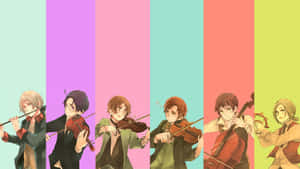 Celebrating The Heart Of Hetalia Wallpaper