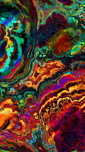 Celebrating The Joy Of Cannabis With A Stylish Iphone Wallpaper