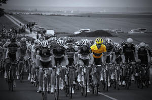 Celebrating Victory At The Tour De France Wallpaper