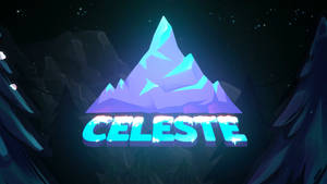 Celeste Pixel Game Logo Wallpaper