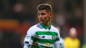 Celtic Forward Patryk Klimala Wallpaper