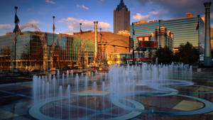 Centennial Olympic Park In Atlanta Wallpaper