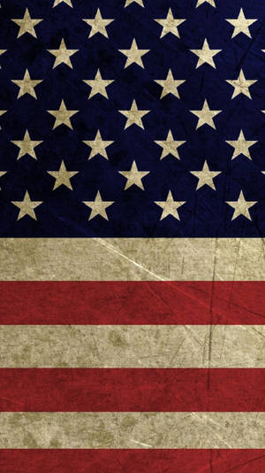 Center Of The Flag Of America Iphone Wallpaper