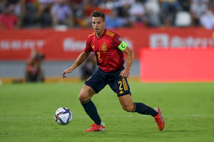 César Azpilicueta Wearing Red Jersey Wallpaper