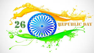 Chakra Art Republic Day Wallpaper