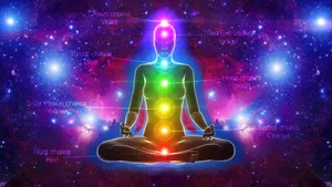 Chakra Galactic Energy Points Wallpaper