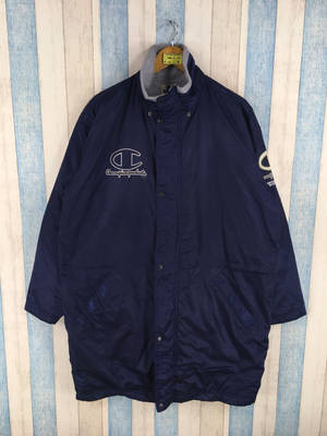 Champion Blue Windbreaker: Swag Meets Functionality Wallpaper