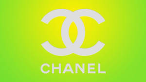 Chanel Logo Neon Green Wallpaper