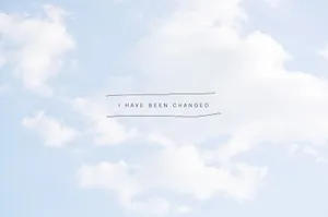 Changed Quote In Pastel Blue Aesthetic Tumblr Wallpaper