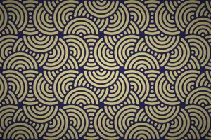 Characterful Retro Computer In Art Deco Style Wallpaper