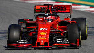 Charles Leclerc Black Mission Winnow Wallpaper