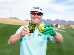 Charley Hoffman Holding Cups Wallpaper