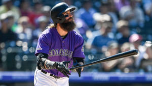 Charlie Blackmon Plays Wallpaper