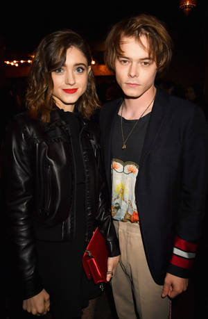 Charlie Heaton And Natalia Dyer Wallpaper