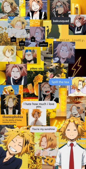 Charming And Playful - The Lovable Denki Wallpaper