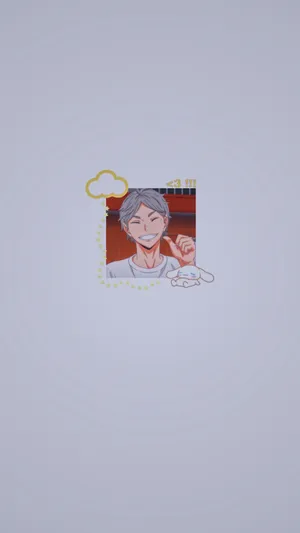 Charming Anime Character Keychain Wallpaper