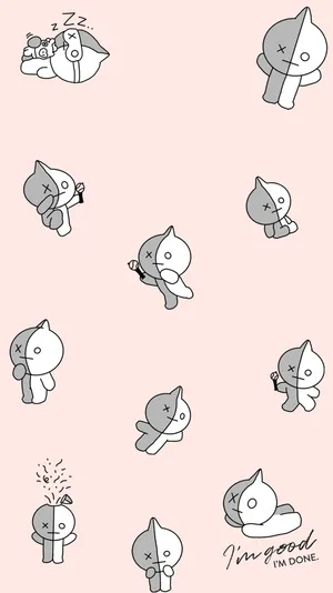 Charming Van Bt21 Wallpaper