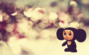 Cheburashka Bokeh Cute Desktop Wallpaper