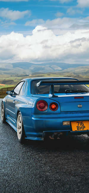 Check Out The Sleek Design Of The Nissan Skyline R33 Gtr! Wallpaper