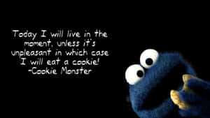 Cheeky Cookie Monster Wallpaper