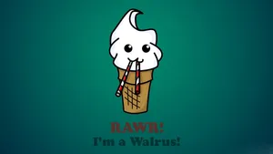 Cheeky Ice Cream Wallpaper