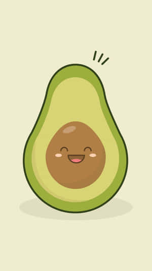 Cheerful Avocado Iphone Wallpaper