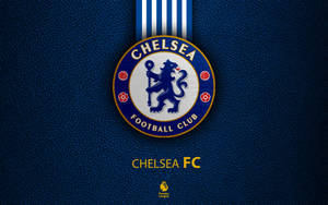 Chelsea Fc On Blue Leather Wallpaper