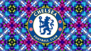 Chelsea Logo In Fractal Pattern Wallpaper