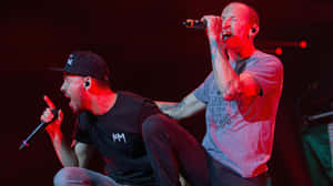 Chester Bennington Linkin Park Live Performance Wallpaper