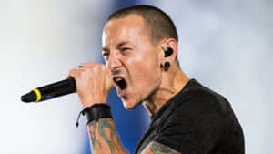 Chester Bennington Performing Live Wallpaper