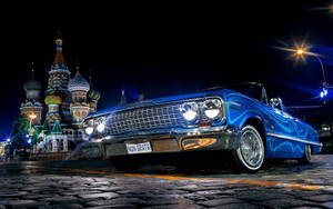 Chevrolet Impala 1967 Metallic Blue Wallpaper