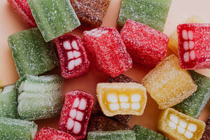 Chewy Sour Gummies Wallpaper