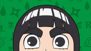 Chibi Half Face Rock Lee Wallpaper