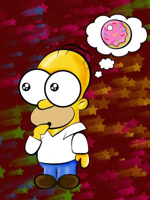 Chibi Homer Simpson Wallpaper