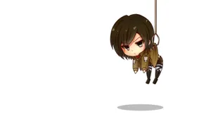 Chibi Mikasa Ackerman Wallpaper