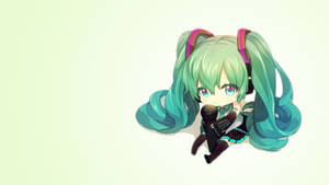 Chibi Miku Vocaloid Wallpaper