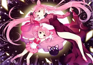 Chibiusa In Her Luna-p Form Wallpaper