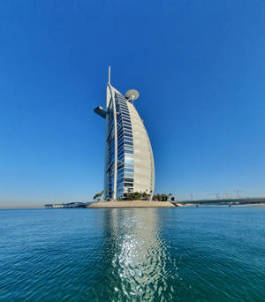 Chic Burj Al Arab Hotel Wallpaper