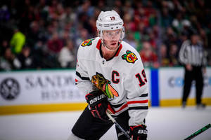 Chicago Blackhawks Center Jonathan Toews Wallpaper