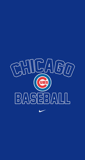 Chicago Cubs Baseball Poster Wallpaper