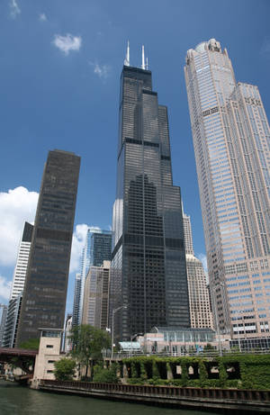 Chicago Willis Tower Skyscraper Wallpaper