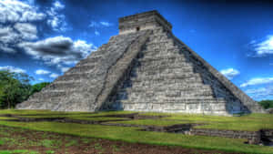 Chichen Itza Mexico Blue Sky Wallpaper
