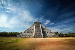 Chichen Itza Mexico El Castillo Dark Sky Wallpaper